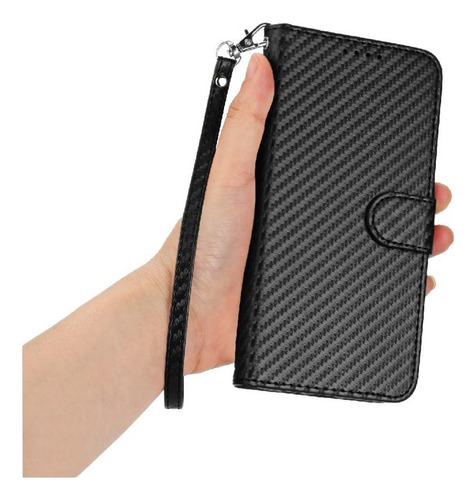 Funda Abatible For Motorola Edge 50 Fusion Carbon Fiber