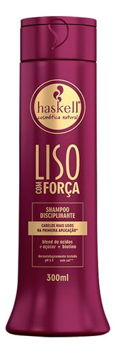  Shampoo Profesional Liso C Forca 300ml - Haskell