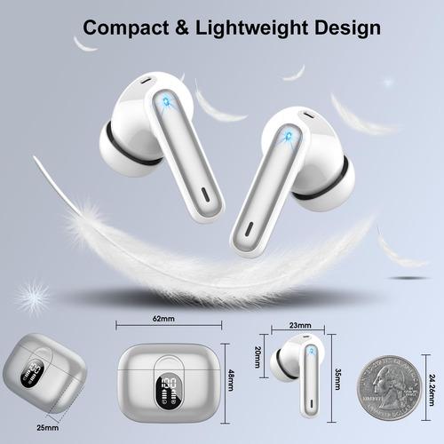 Audífonos Inalámbricos Casan 2024 Bluetooth 5.3 Hifi Stere