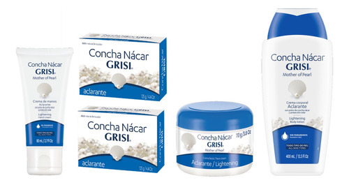 Combo Aclarante Concha Nacar Gr - g a $40