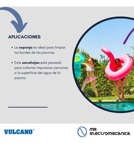 Imagen 5 de 10 de Kit Limpieza Vulcano Completo: Manguera + Barrefondo + Acc.