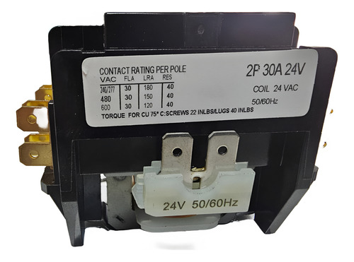 Contactor De Proposito Definido 2 Polos 30a Bobina A Escoger