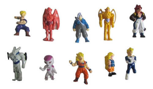 Set 10 Dragon Ball Goku Frezer Vegueta Trunks Shenron Omega