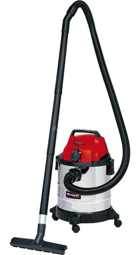 Aspiradora De tacho Einhell TC-VC 1820 S 18L  acero inoxidable, roja y negra 127V 60Hz