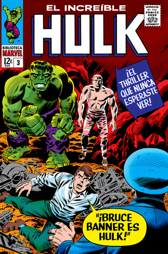 Bibm37 El Increible Hulk 3 1965-66, De Jack Kirby. Editorial Panini Comics En Español