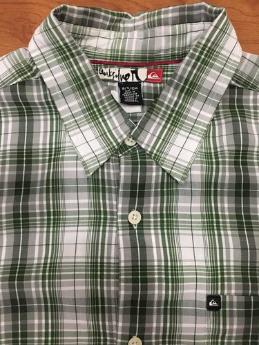 Camisa Quicksilver Para Caballeros, Original, Talla S (Usado)