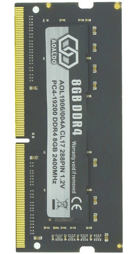 Imagen 3 de 6 de Rápida Memoria Ram Ddr4 Nuevo 8gb 2400 Mhz Para Portatil