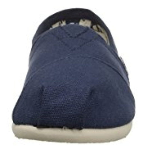 Toms Womens Classics Navy Canvas 001001b07-nvy Mujer 8.5