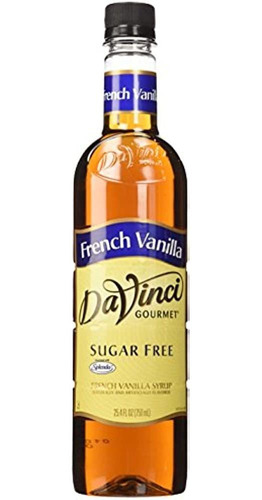 Davinci Gourmet French Vanilla Jarabe Sin Azúcar 25.4 Fl Oz.