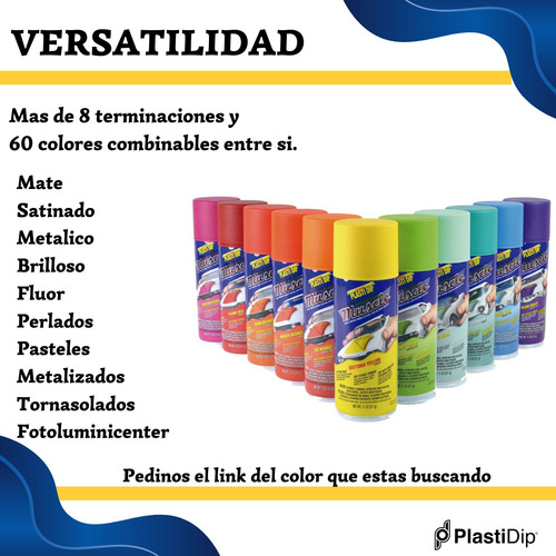 Pintura Aerosol Rosa Fluo Kit Vinilo Removible Plastidip Color Rosa chicle