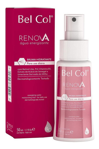 Renova Bruma Hidratante Água Energizante 50ml Bel Col