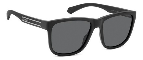 Lentes Polaroid PLD2155/s 003 Lente solar preta fosca cinza haste polarizada 003 haste preta fosca 003 preta fosca moldura 003 preta fosca 003 preta fosca
