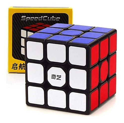 Cubo Rubik 3x3 Qiyi Sail W Speed Fondo Negro