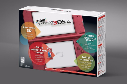New Nintendo 3ds Xl Caja Cerrada Americana
