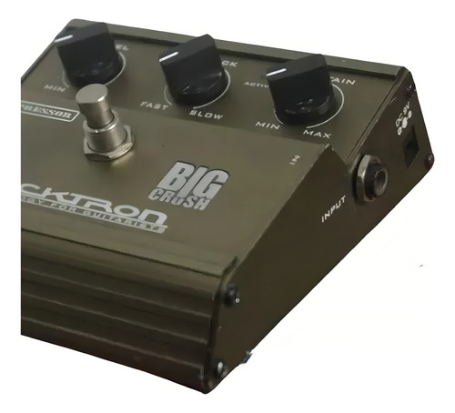 Pedal Guitarra Compressor Rocktron Big Crush Mostruario Cor Marrom-claro
