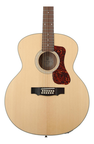 Violão 12 Corda Guild F-2512e Maple Blonde Eletrico Acustico