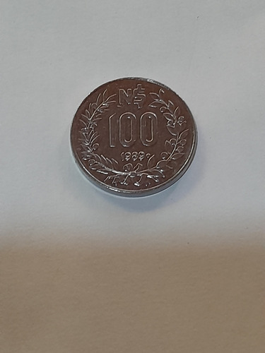 Monedas De N$ 100 De 1989 . 