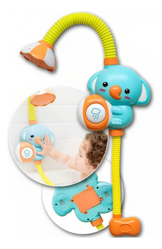 Brinquedo De Banho Bebê Chuveirinho Banheira Coala Buba Cor Água