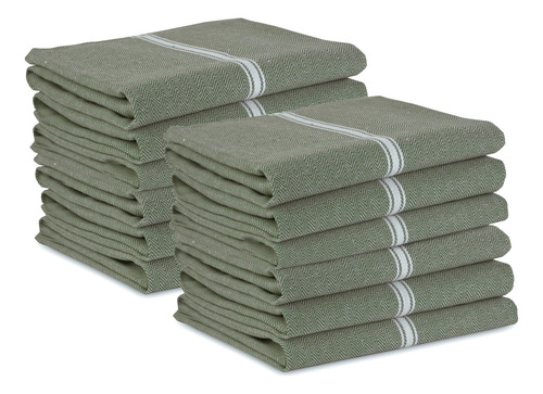 Juego De Toallas De Cocina Lane Linen, 100% Algodón, Paquete