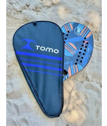Raquete Beach Tenis 12k Com Capa Design Inovador Tomo Lunna