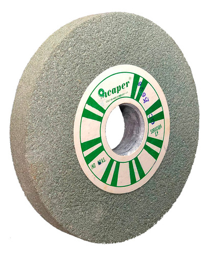 Rueda de afilar de metal duro, recta, con piedra de esmeril, video, 6 pulgadas, color verde