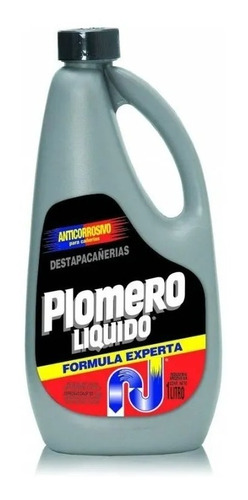Destapa Cañerías Anticorrosivo Plomero Líquido X 1 Lt