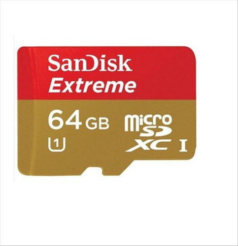 Micro Sd Hc 64gb Sandisk Extreme Sdsdqx-064g-u46a 80mb/s