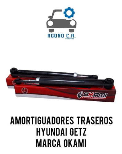 Amortiguadores Traseros Hyundai Getz