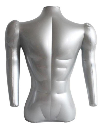 Busto De Manequim Masculino Inflável De Pvc Com Braços