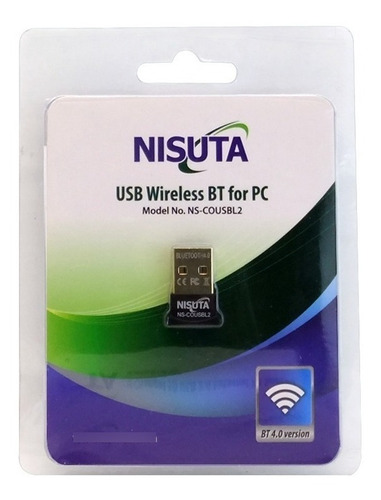 Micro Adaptador Usb Bluetooth 4.0 Para Pc Nisuta Ns-cousbl2