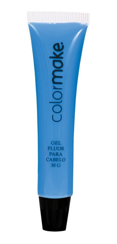 Imagem 2 de 4 de Gel Fluorescente Neon Para Cabelo - Kit 2 Un Verde E Azul