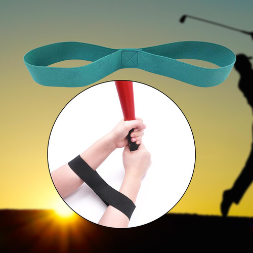 Faixa De Braço Para Aperfeiçoar O Movimento Do Golfe Verde
