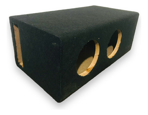 Cajón Bafle Caja Acústica Porteado Doble 6.5subwoofer 18 Mdf