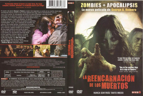 La Reencarnacion De Los Muertos Dvd George A. Romero Terror