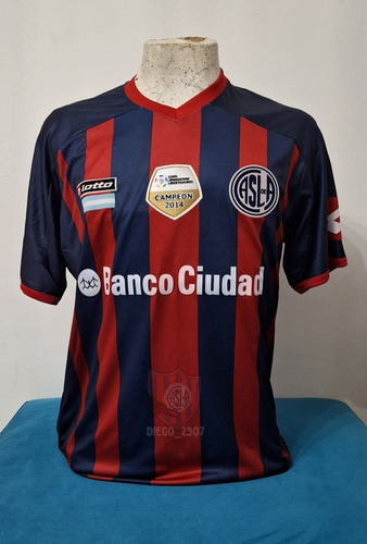 Camiseta San Lorenzo Parche Pecho Campeon Libertadores 2014 