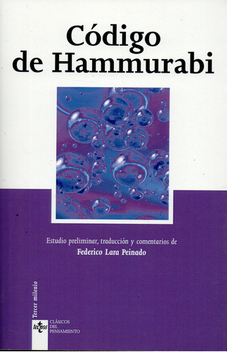 Codigo De Hammurabi 4ªed - Lara Peinado,federico