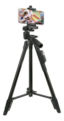 Tripode Para Celular Camara Profesional 360° 125cm Negro