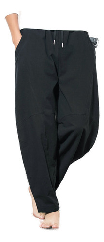 Pantalones Casuales Holgados De Talla Grande De Pierna Ancha