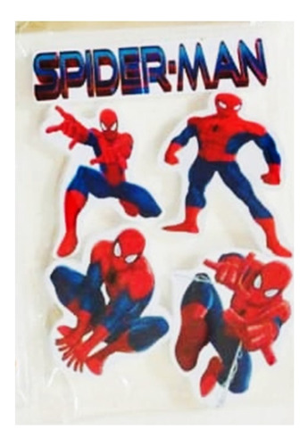 Aplique Para Torta Cupcake Spiderman Topper Fiesta 