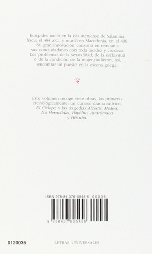 Tragedias 1 - Euripides - Editorial Catedra