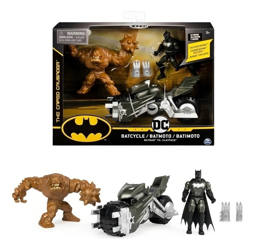 Figura Batman Batimoto Batman Vs Clayface Original Oficial