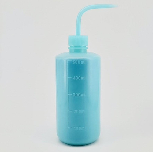 Pizeta Plástico 500ml Tatuar Piseta Limpieza C- Azul