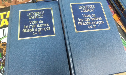 Vidas De Los Mas Ilustres Filósofos. 2 Tomos -laercio.orbis