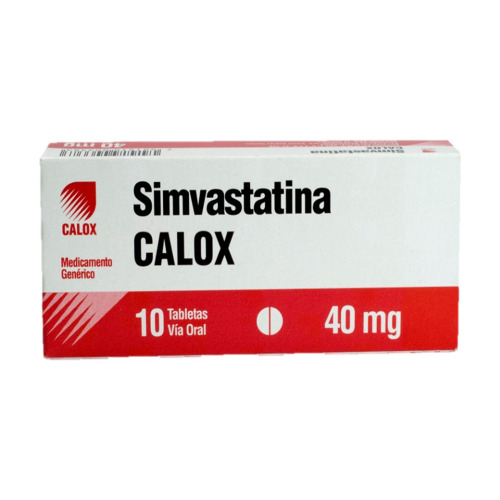 Simvastatina 40mg Calox X 10 Tabletas