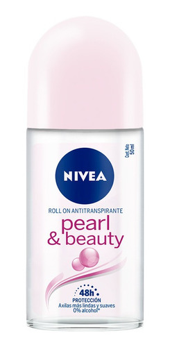 Desodorante Femenino Nivea Pearl & Beauty Roll On 50 Ml