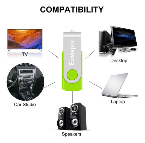 . Kit De 10 Unidades Flash Usb 2.0 De 32 Gb