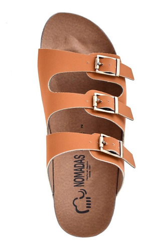 Imagen 6 de 7 de Sandalia Dama Huarache Mujer Chanclas Cafe Comoda Estilo