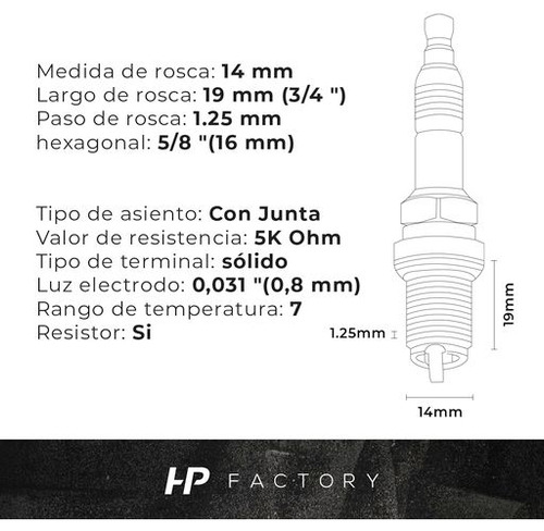 Imagen 4 de 11 de Bujía Iridium Grado 7 Bkr7eix Ngk