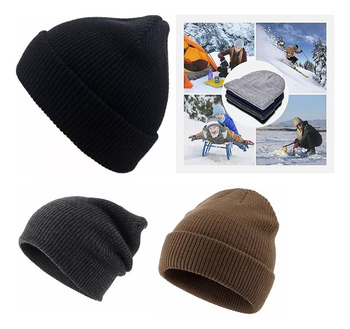 Gorro Invierno,gorro De Lana Unisex Para Invierno Fría