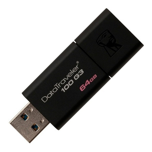 Pendrive Kingston Usb Dt100g3 64gb 3.0 Datatraveler 100 G3